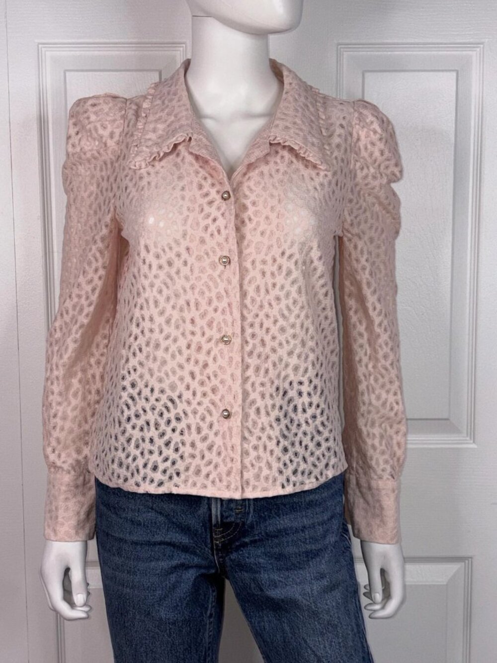 AMOUR MOIER women's blouse size small